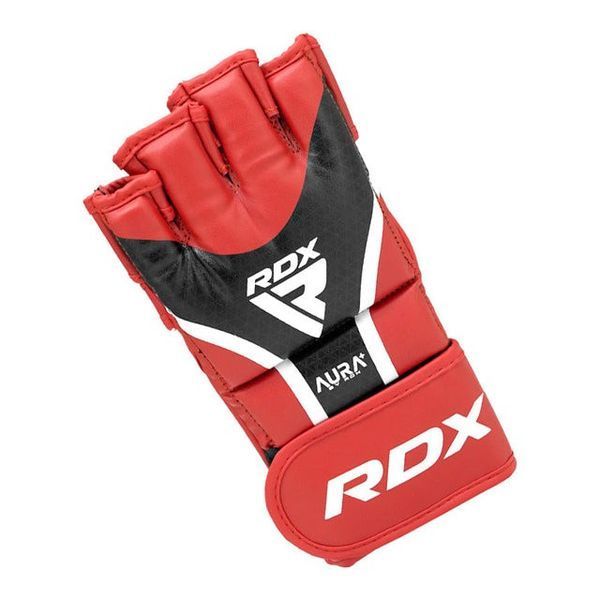 Рукавиці для ММА RDX AURA PLUS T-17 Red/Black M GGR-T17RB-M+ фото