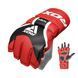 Рукавиці для ММА RDX AURA PLUS T-17 Red/Black M GGR-T17RB-M+ фото 6