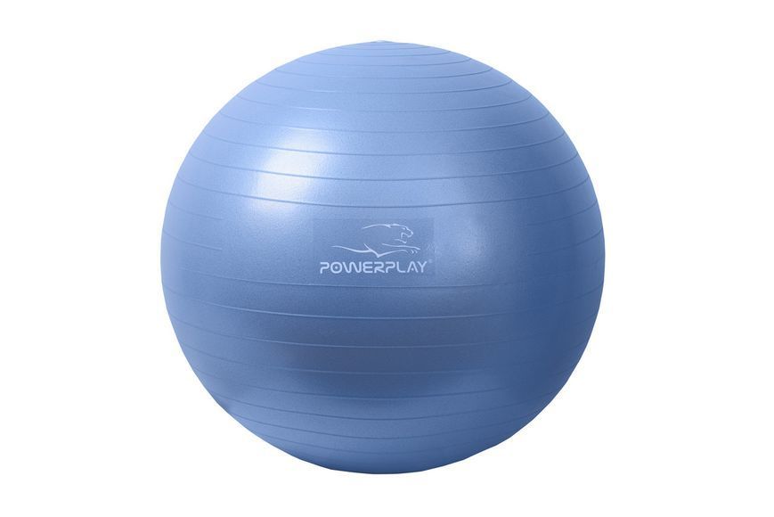 М'яч для фітнесу (фітбол) PowerPlay 4001 &Oslash;65 cm Gymball Синій + помпа PP_4001_65_Blue фото