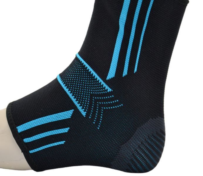 Бандажі на гомілкостоп Power System PS-6022 Ankle Support Evo Black/Blue L (пара) PS_6022_L_Black/Blue фото