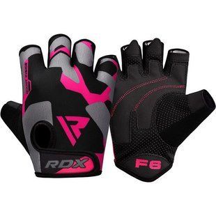 Рукавички для фітнесу RDX F6 Sumblimation PINK S WGS-F6P-S фото