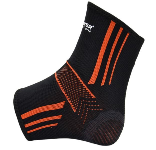 Бандажі на гомілкостоп Power System PS-6022 Ankle Support Evo Black/Orange M (пара) PS_6022_M_Black/Orange фото