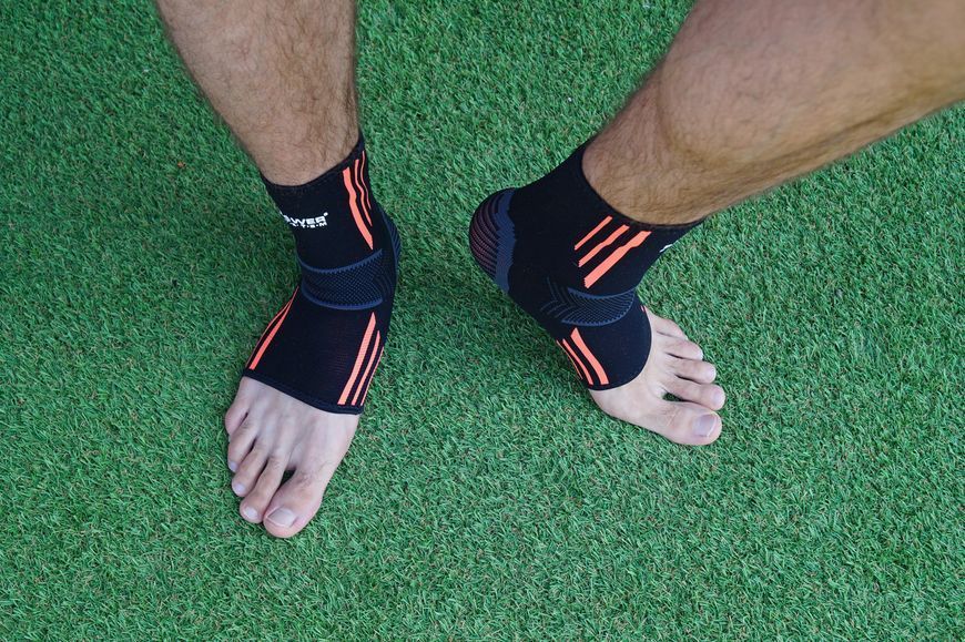 Бандажі на гомілкостоп Power System PS-6022 Ankle Support Evo Black/Orange M (пара) PS_6022_M_Black/Orange фото