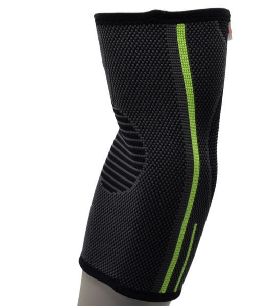 Компресійний налокітник MadMax MFA-283 3D Compressive elbow support Dark grey/Neon green S MFA-283_S фото