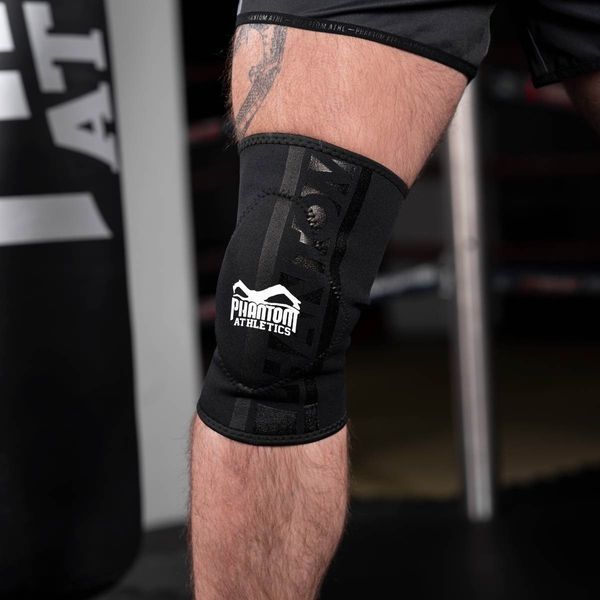 Наколінники спортивні Phantom Grappling Black L/XL (пара) PHKG2037-LXL фото