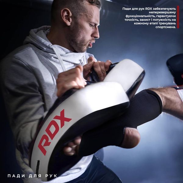 Пади для тайського боксу RDX T1 Curved Thai Kick Pad Black (1 шт.) APR-T1B фото