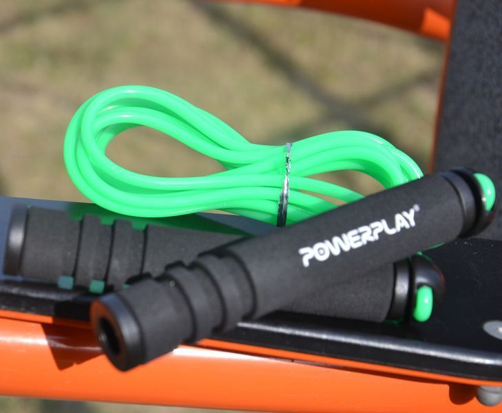 Скакалка PowerPlay 4205 Classic Plus Jump Rope Зелена (2,7m.) PP_4205_Green фото
