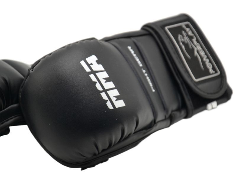 Рукавиці для MMA PowerPlay 3026 Чорні L PP_3026_L_Black фото