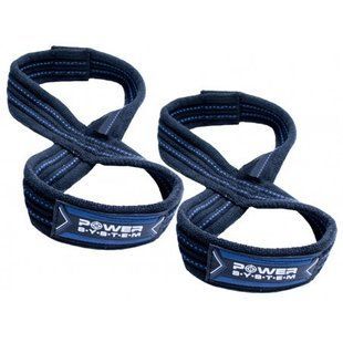 Лямки для тяги (вісмірка) Power System PS-3405 Figure 8 Black/Blue S/M 3405BU-3 фото