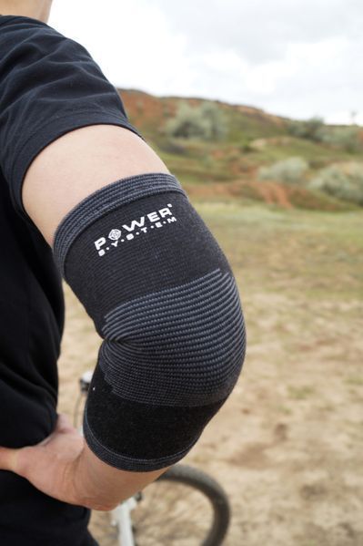 Налокітники Power System PS-6001 Elbow Support Black/Grey (пара) L PS-6001_L_Black фото