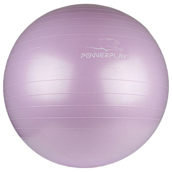 М'яч для фітнесу (фітбол) PowerPlay 4001 &Oslash;65 cm Gymball Ліловий + помпа PP_4001_65_Lilac фото