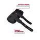 Пади для тайського боксу RDX T15 Noir Thai Pad Black (1 шт.) APR-T15MB фото 7