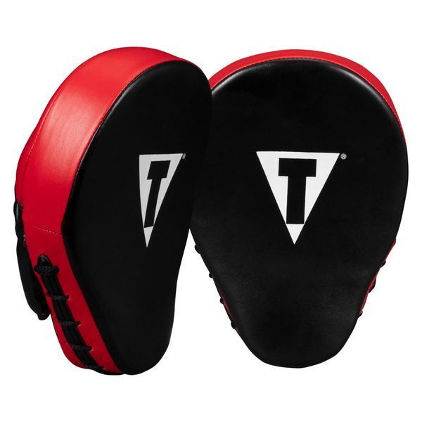 Лапи боксерські TITLE Classic Charge Punch Mitts Black/Red CCHPM фото