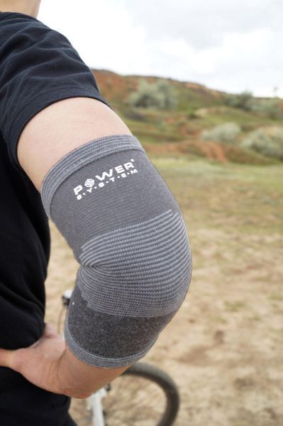 Налокітники Power System PS-6001 Elbow Support Grey (пара) XL PS-6001_XL_Grey фото