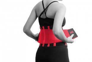 Пояс компресійний MadMax MFA-277 Slimming belt Black/rubine red S MFA-277-RED_S фото