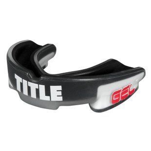 Капа TITLE Boxing Gel Triple-Shox 2.0 Black/Grey доросла (вік 11+) Grey/Black GTSMG2 BK/GR фото