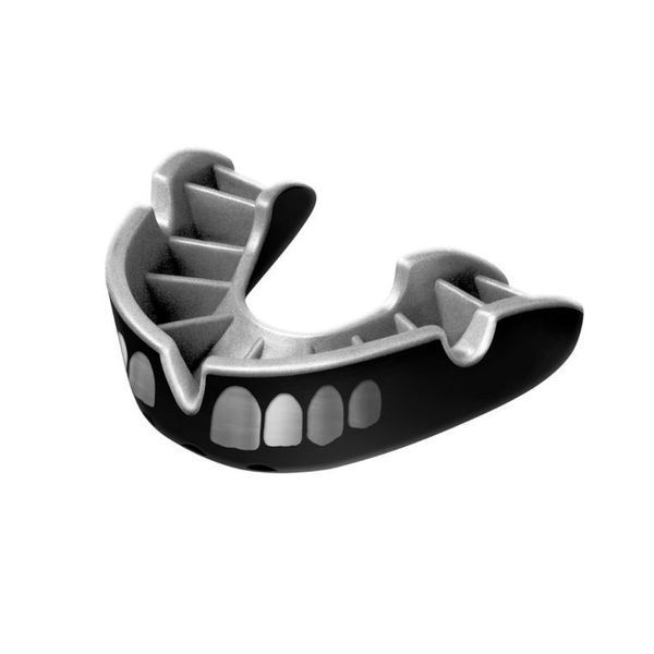 Капа OPRO Silver доросла (вік 11+) Grillz Black/Silver (art.102502013) Silver_Grilz_Bl/Silver фото