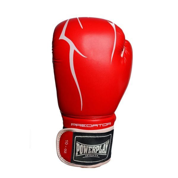 Боксерські рукавиці PowerPlay 3018 Jaguar Червоні 10 унцій PP_3018_10oz_Red фото