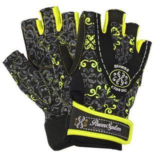 Рукавички для фітнесу Power System PS-2910 Classy Жіночі Yellow S PS_2910_S_Black/Yellow фото