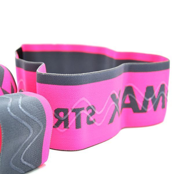 Набір тканевих гумок для фітнесу та спорту MadMax MFA-305 Hiploop set 3 pcs. Grey/Pink MFA-305-3set фото