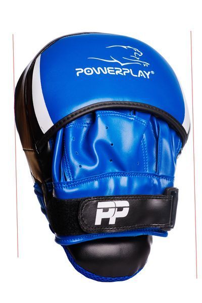 Лапи боксерські PowerPlay 3050 Чорно-Сині PU [пара] PP_3050_Blue фото
