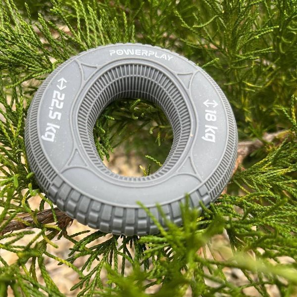 Еспандер кистьовий силіконовий PowerPlay PP-4330 Hand Grip Loops Medium 18-22,5 кг. Сірий PP_4330_Grey_(18-22.5kg) фото