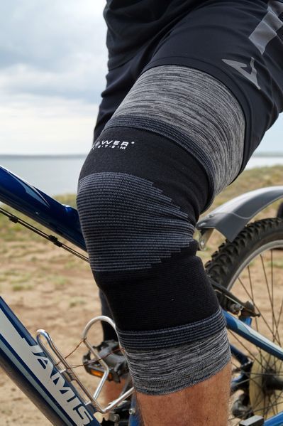 Наколінники Power System PS-6002 Knee Support Black/Grey (пара) M PS-6002_M_Black фото