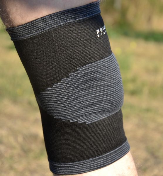 Наколінники Power System PS-6002 Knee Support Black/Grey (пара) M PS-6002_M_Black фото