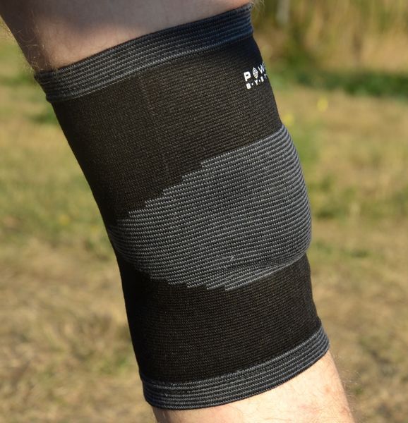 Наколінники Power System PS-6002 Knee Support Black/Grey (пара) M PS-6002_M_Black фото