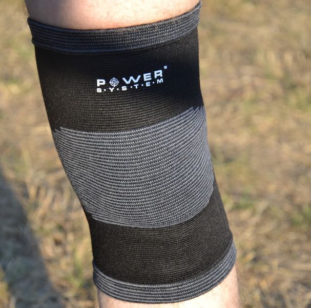 Наколінники Power System PS-6002 Knee Support Black/Grey (пара) M PS-6002_M_Black фото
