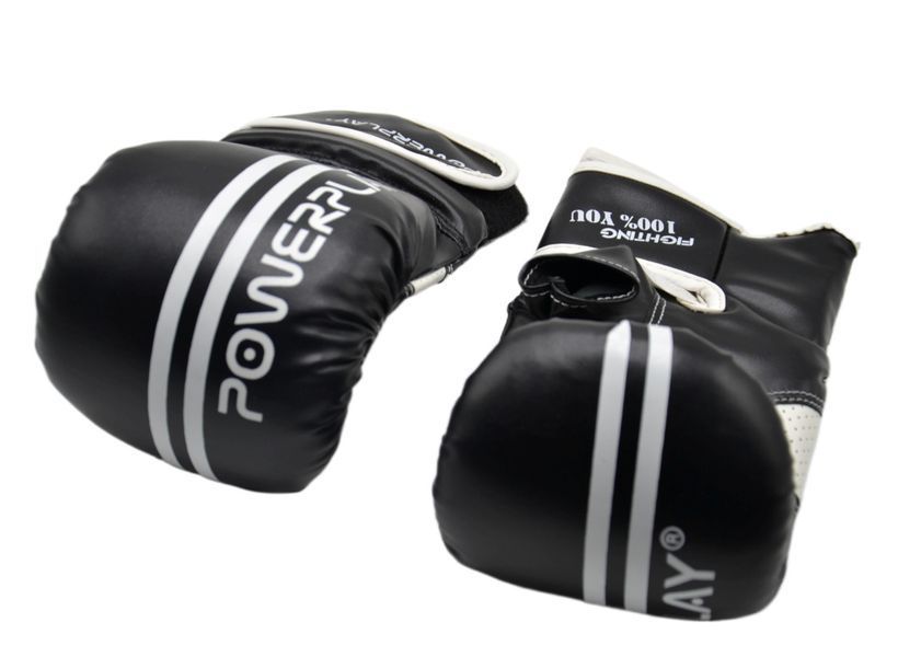 Снарядні рукавиці PowerPlay 3025 Чорно-Білі S PP_3025_S_Black/White фото