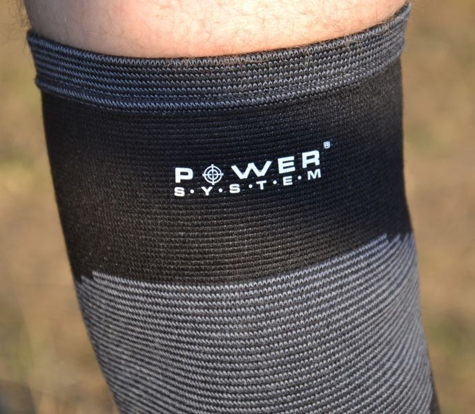 Наколінники Power System PS-6002 Knee Support Black/Grey (пара) L PS-6002_L_Black фото