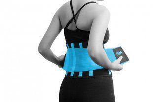 Пояс компресійний MadMax MFA-277 Slimming belt Black/turquoise M MFA-277-TRQ_M фото