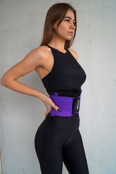 Пояс-корсет для підтримки спини Power System PS-6031 Waist Shaper Purple S/M PS_6031_S/M_Purple фото
