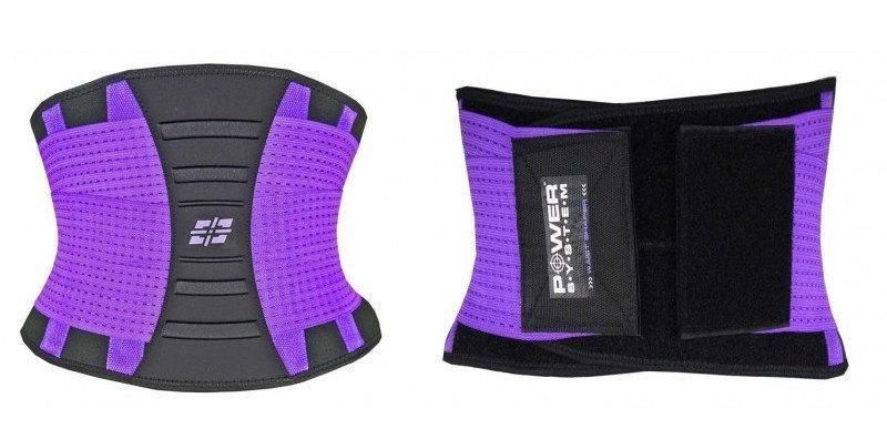 Пояс-корсет для підтримки спини Power System PS-6031 Waist Shaper Purple S/M PS_6031_S/M_Purple фото