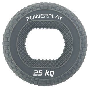 Еспандер кистьовий силіконовий PowerPlay PP-4333 Hand Grip Large 25 кг. Сірий PP_4333_Grey_25kg фото