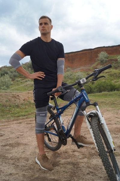 Наколінники Power System PS-6002 Knee Support Grey (пара) XL PS-6002_XL_Grey фото