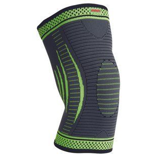 Компресійний наколінник MadMax MFA-284 3D Compressive knee support Dark grey/Neon green M MFA-284_M фото