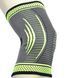 Компресійний наколінник MadMax MFA-284 3D Compressive knee support Dark grey/Neon green M MFA-284_M фото 6