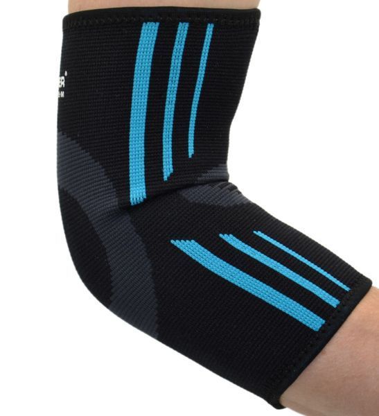 Налокітники Power System PS-6020 Elbow Support Evo Black/Blue (пара) XL PS-6020_XL_Black-Blue фото