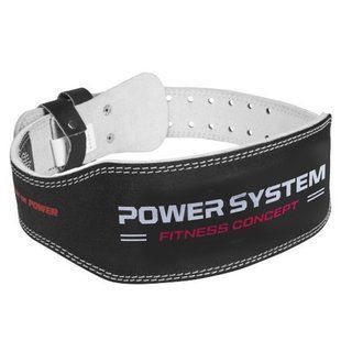 Пояс для важкої атлетики Power System PS-3100 Power шкіряний Black XL PS-3100_XL_Black фото