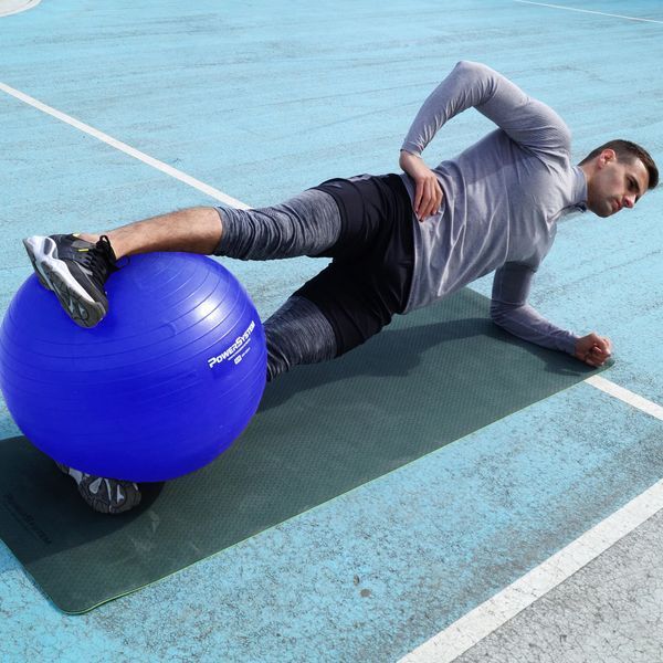 М'яч для фітнесу (фітбол) Power System PS-4012 &Oslash;65 cm PRO Gymball Blue PS-4012_65cm_Blue фото