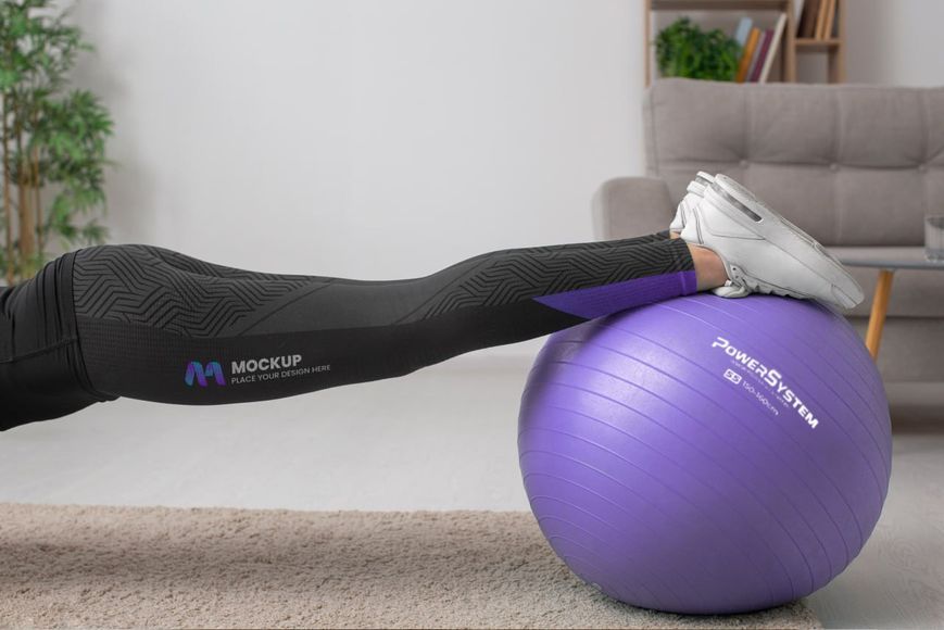 М'яч для фітнесу (фітбол) Power System PS-4012 &Oslash;65 cm PRO Gymball Purple PS-4012_65cm_Purple фото