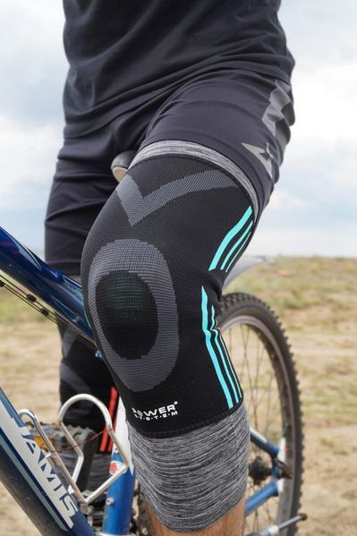 Наколінники Power System PS-6021 Knee Support Evo Black/Blue (пара) L PS-6021_L_Black-Blue фото