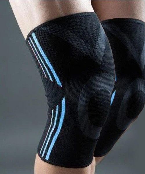Наколінники Power System PS-6021 Knee Support Evo Black/Blue (пара) L PS-6021_L_Black-Blue фото