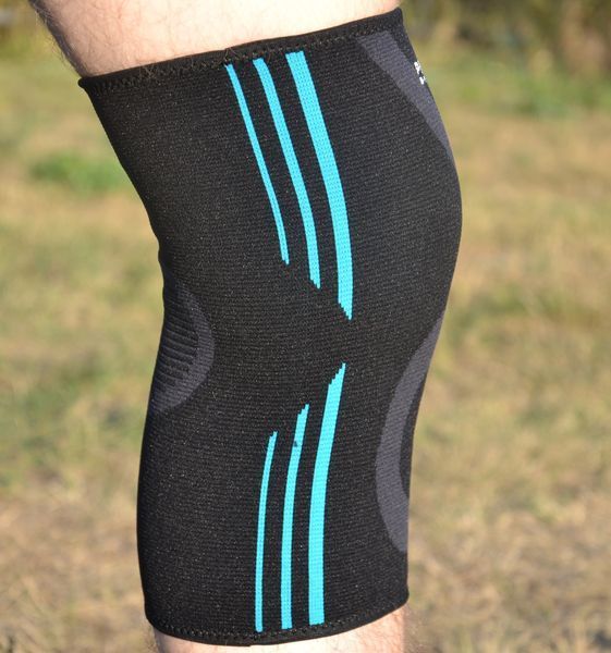 Наколінники Power System PS-6021 Knee Support Evo Black/Blue (пара) L PS-6021_L_Black-Blue фото