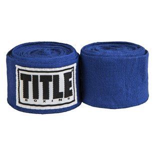 Бинти для боксу TITLE Boxing Select 180" Semi Elastic Mexican Royal (4.5м.) SMHW XL RY фото