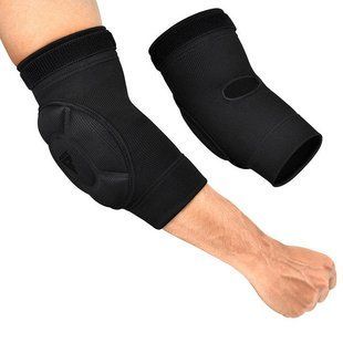 Налокітники спортивні RDX Hosiery Elbow Foam Black/Black M HYP-EBB-M фото