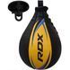 Пневмогруша боксерська RDX 2Y Boxing Speed Ball Leather Multi Yellow/Blue 2SBL-S2YU фото 4