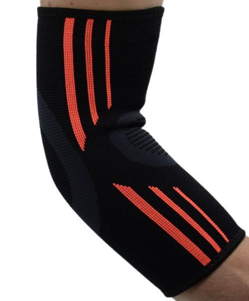 Налокітники Power System PS-6020 Elbow Support Evo Black/Orange (пара) XL PS-6020_XL_Black-Orange фото